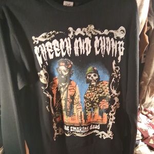 Black 'Kreepy and Chomp' Graphic Long-Sleeve Tee